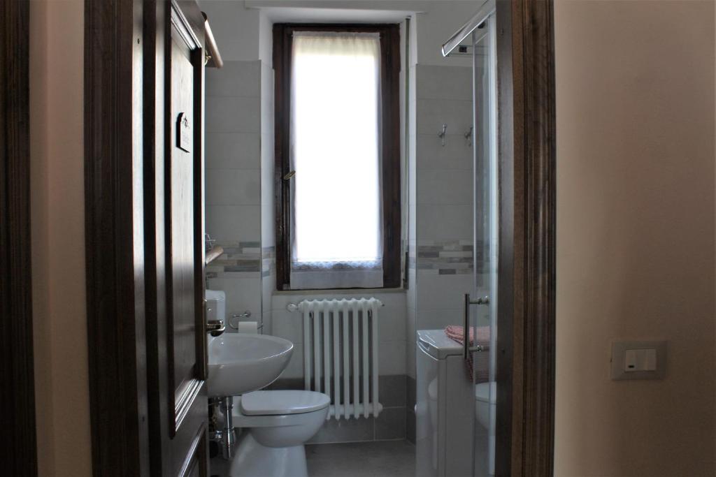 Koupelna v ubytování B&B BORGHI