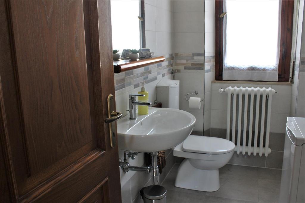 Koupelna v ubytování B&B BORGHI