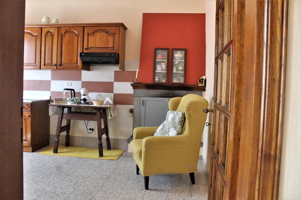 Kuchyň nebo kuchyňský kout v ubytování B&B BORGHI