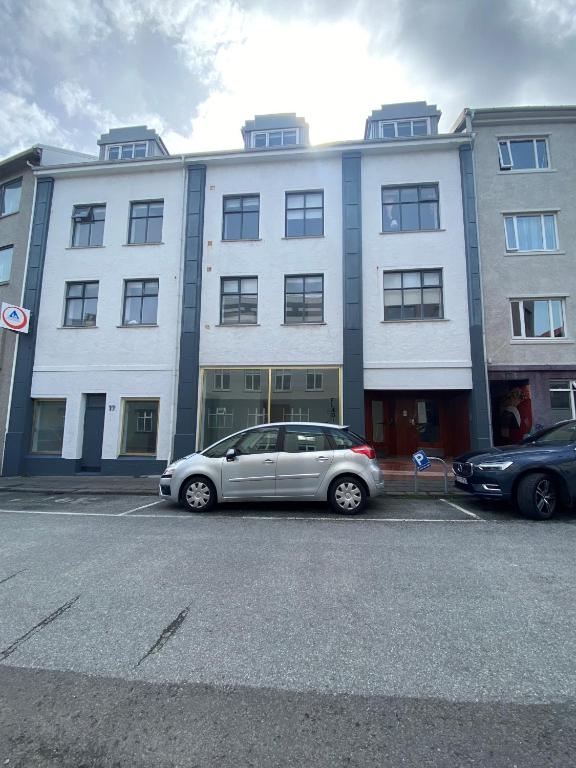 Budova, kde se aparthotel nachází