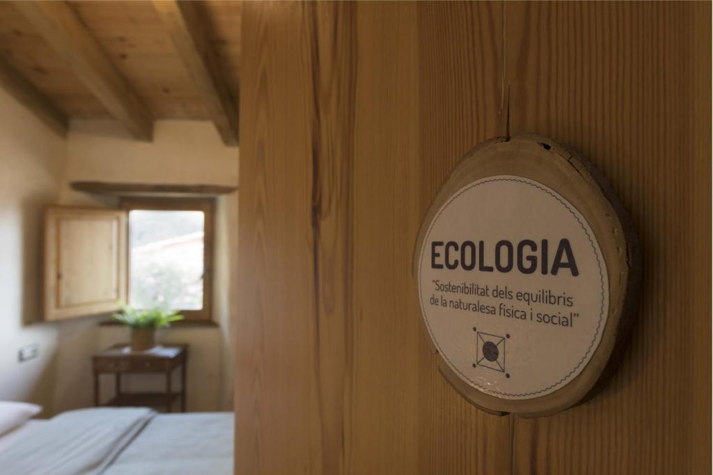 Certifikát, hodnocení, plakát nebo jiný dokument vystavený v ubytování Mas rural El Negre