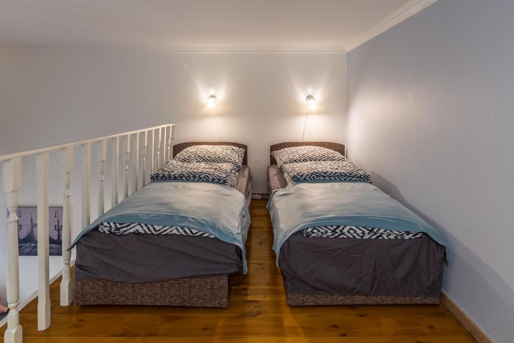 Posteľ alebo postele v izbe v ubytovaní Lovely 1 bedroom flat with central location