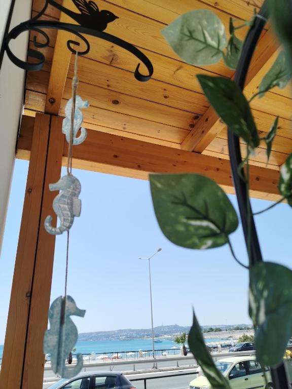 Balkón alebo terasa v ubytovaní Blue View Zefiros