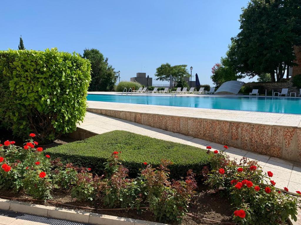 Bazén v ubytování Balchik Gardens apartments nebo v jeho okolí