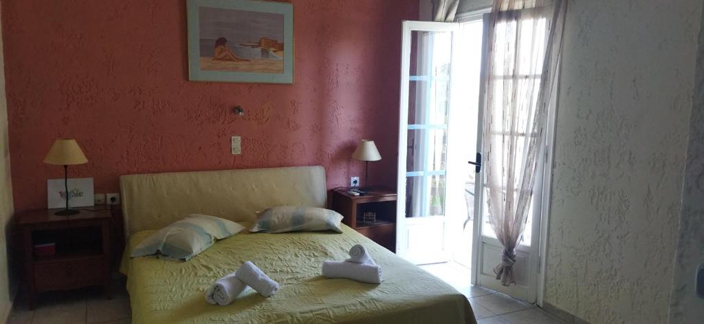 Postel nebo postele na pokoji v ubytování Cleo sweet room