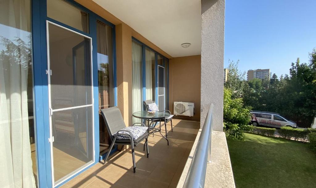 Zahrada ubytování Two bedroom apartment in Trakia Sunny Beach