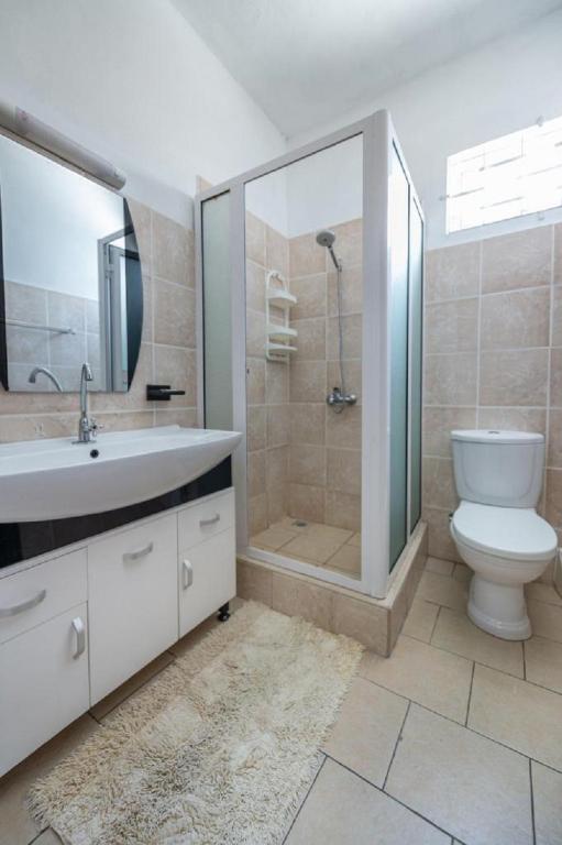 Koupelna v ubytování Chez Pepe Apartments