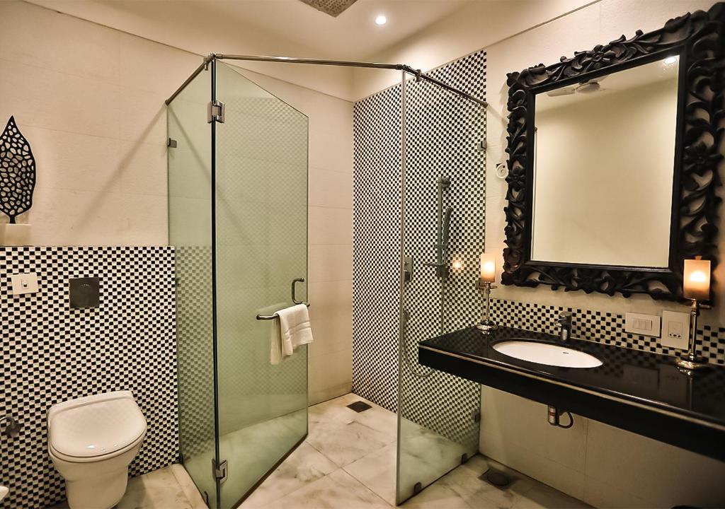 Koupelna v ubytování Spara Boutique Resort