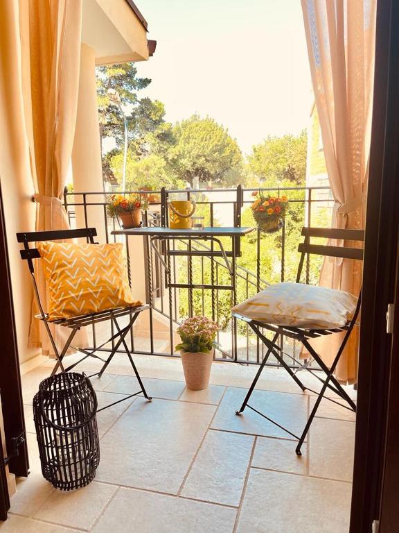 Balkón nebo terasa v ubytování B&B Dimora Dorgali