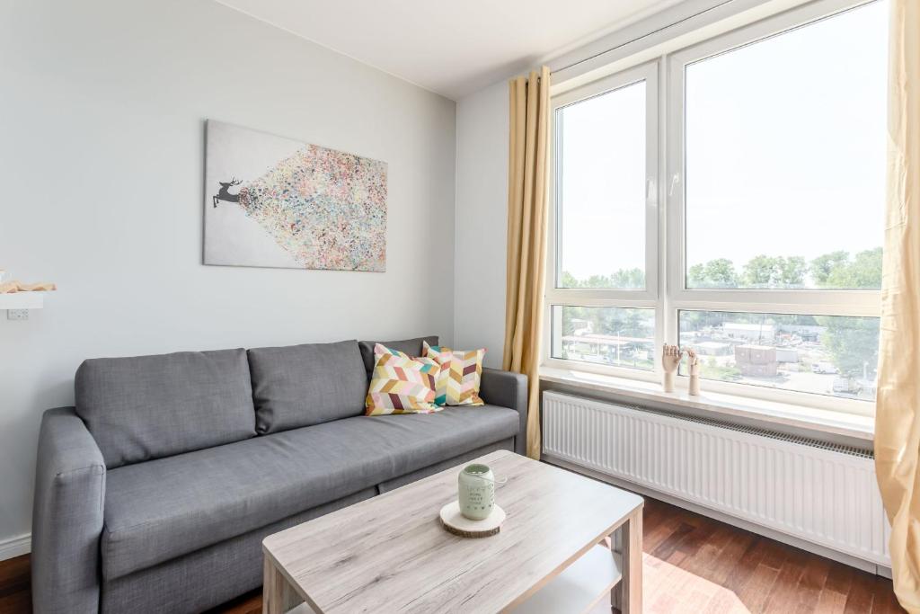 Posedenie v ubytovaní Chill Apartments Mokotow Business Park