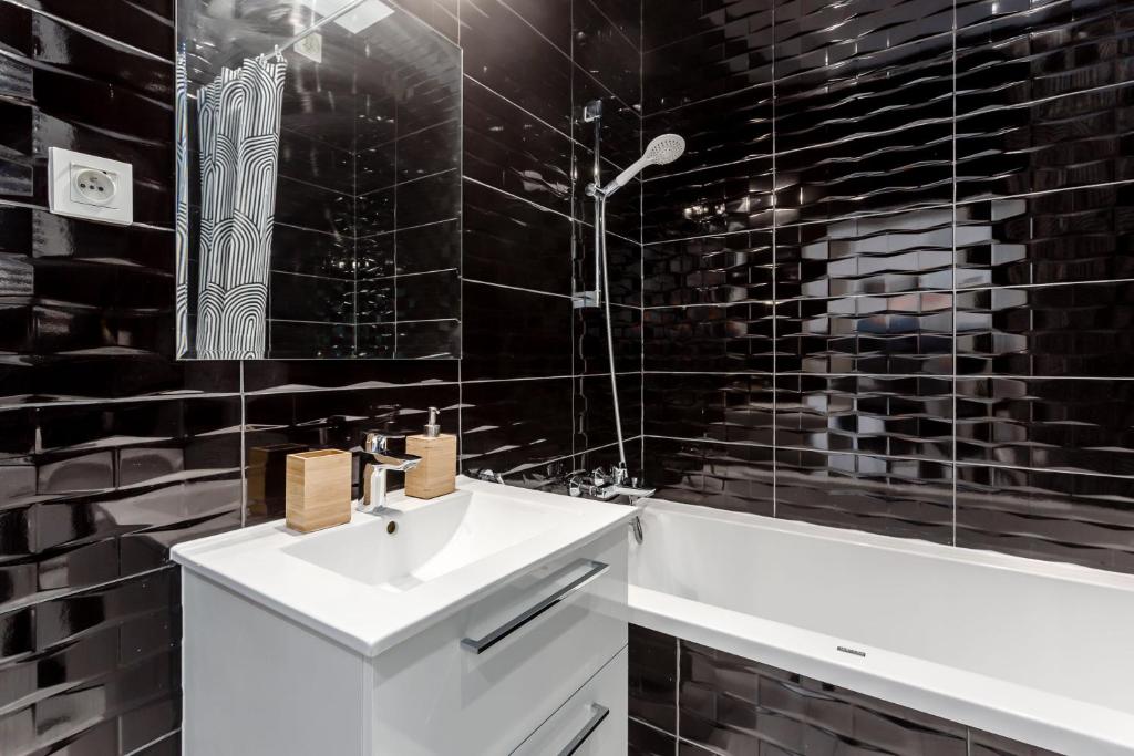 Kúpeľňa v ubytovaní Chill Apartments Mokotow Business Park