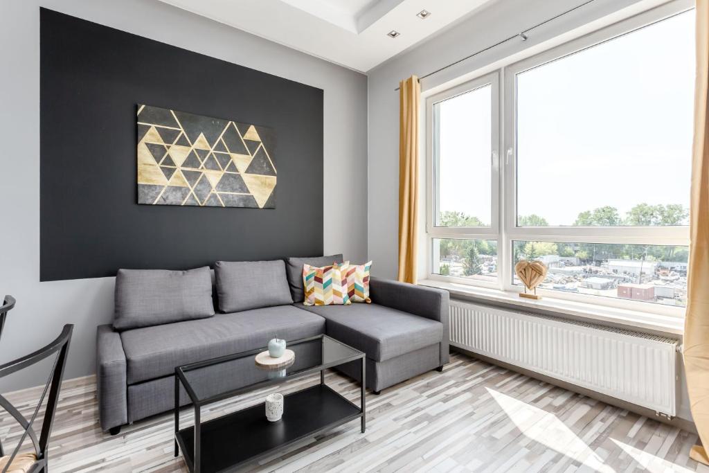 Posedenie v ubytovaní Chill Apartments Mokotow Business Park