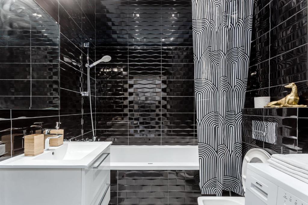 Kúpeľňa v ubytovaní Chill Apartments Mokotow Business Park
