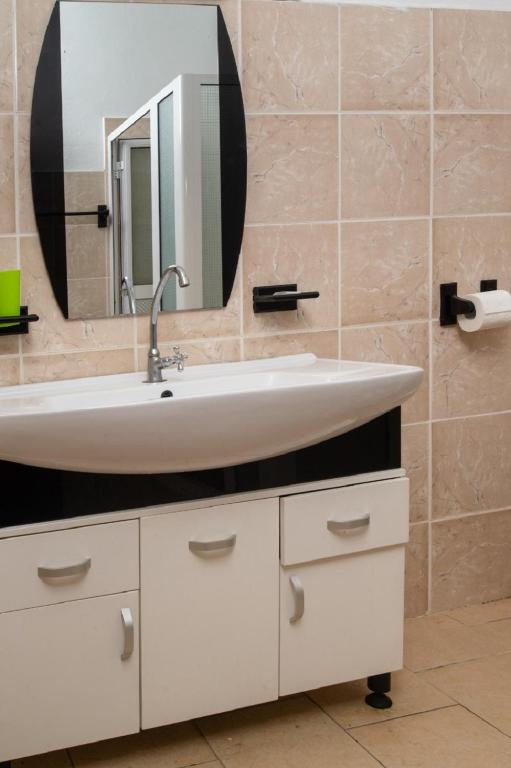 Koupelna v ubytování Chez Pepe Apartments