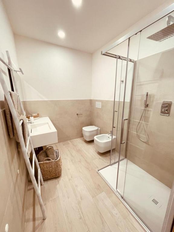 Koupelna v ubytování B&B Dimora Dorgali
