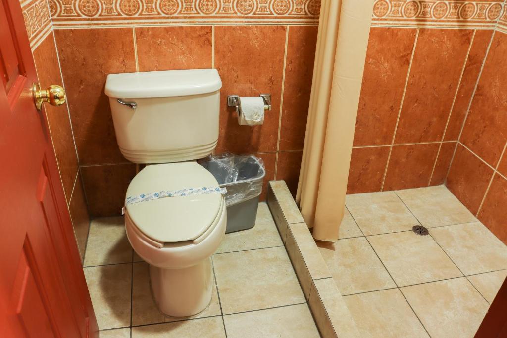 Koupelna v ubytování Baja Inn Hoteles La Mesa