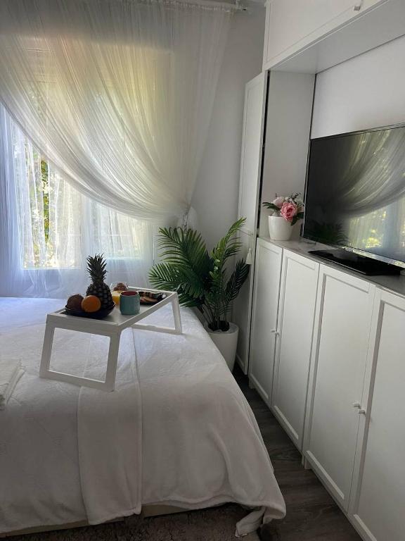 Postel nebo postele na pokoji v ubytování LUXURY room en MADRID