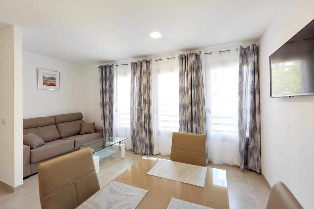 Posezení v ubytování Sonrisa Deluxe Apartments, Levante