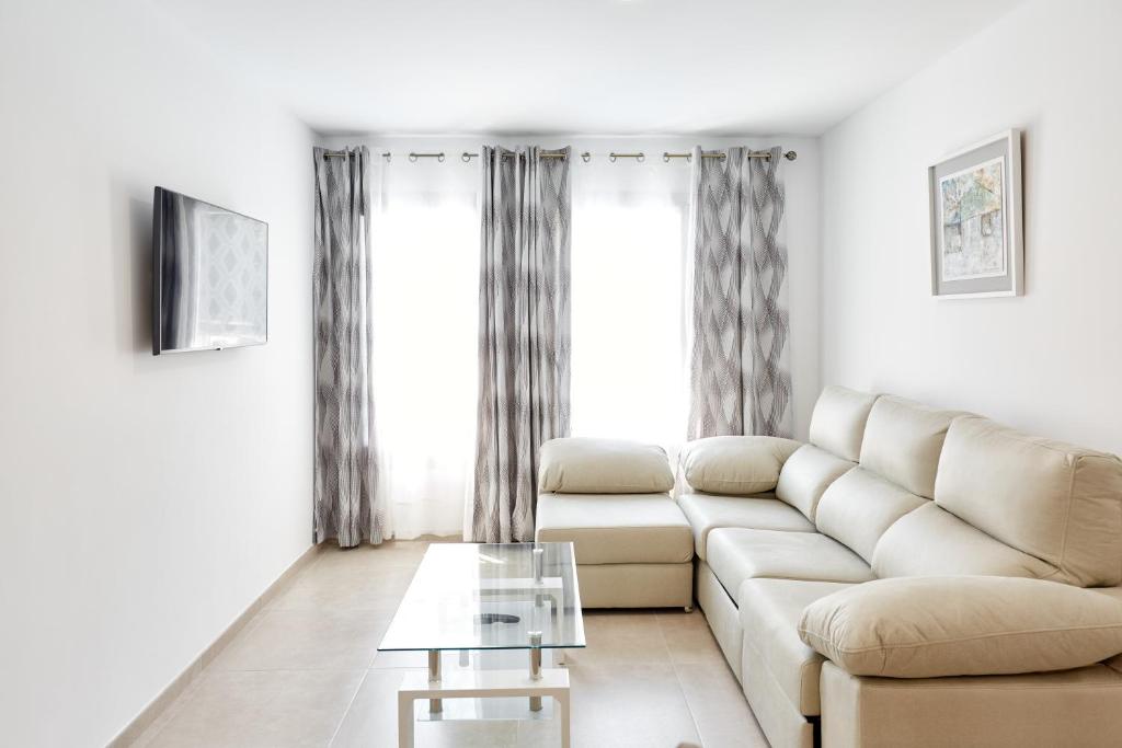 Posezení v ubytování Sonrisa Deluxe Apartments, Levante
