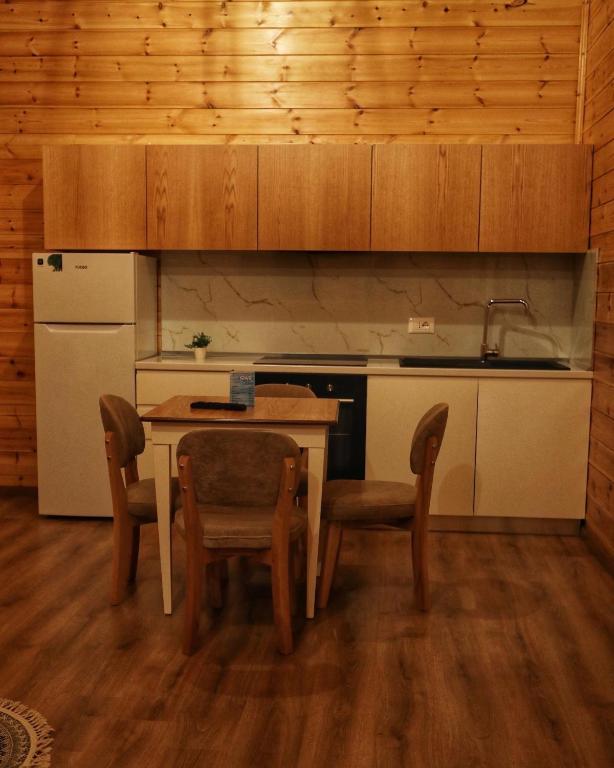 Kuchyň nebo kuchyňský kout v ubytování Bujtina SIAR