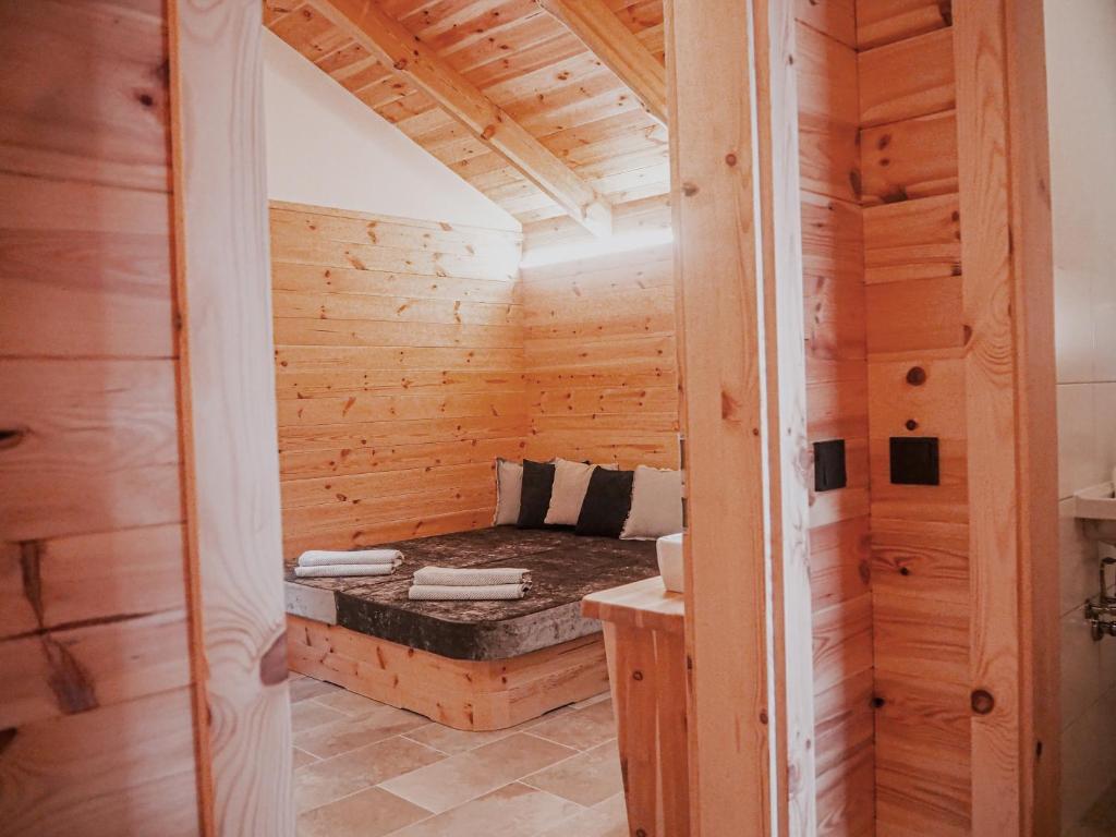 Area soggiorno di Hochleben-Chalets am Erlebnisbauernhof Steinerhof