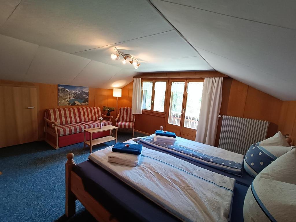 Voodi või voodid majutusasutuse Chalet Filfalle toas