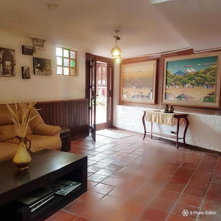 Posezení v ubytování Hostal La Catolica