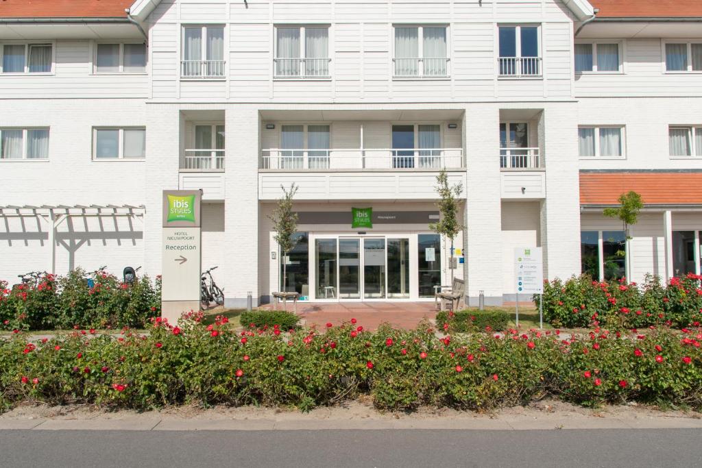 Zahrada ubytování ibis Styles Nieuwpoort