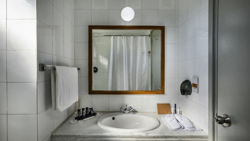 Koupelna v ubytování Troodos Hotel & Spa