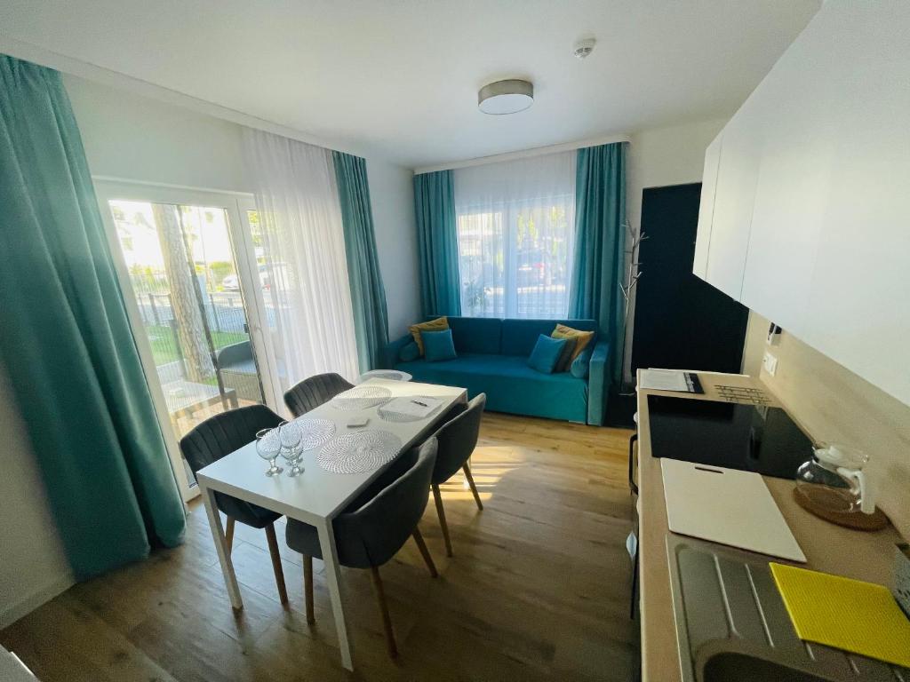 TV a/nebo společenská místnost v ubytování Horizon Park 1 - Balkon Taras i parking