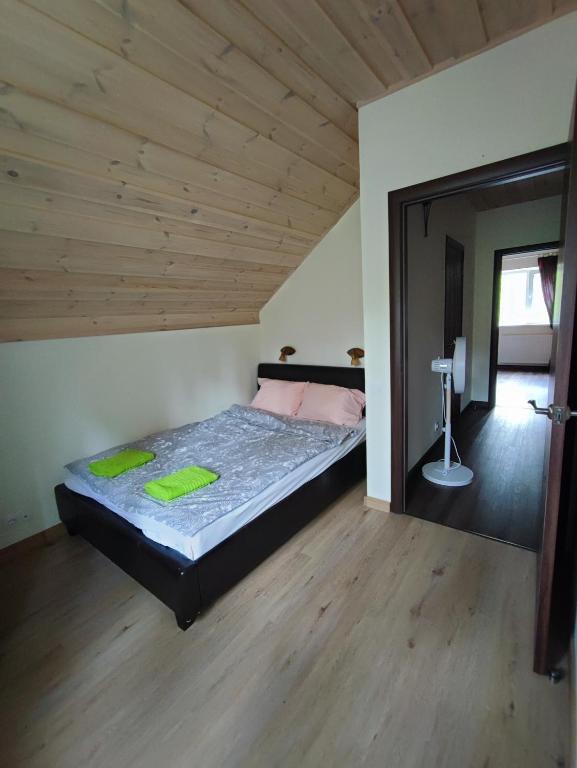 Postel nebo postele na pokoji v ubytování Angerja