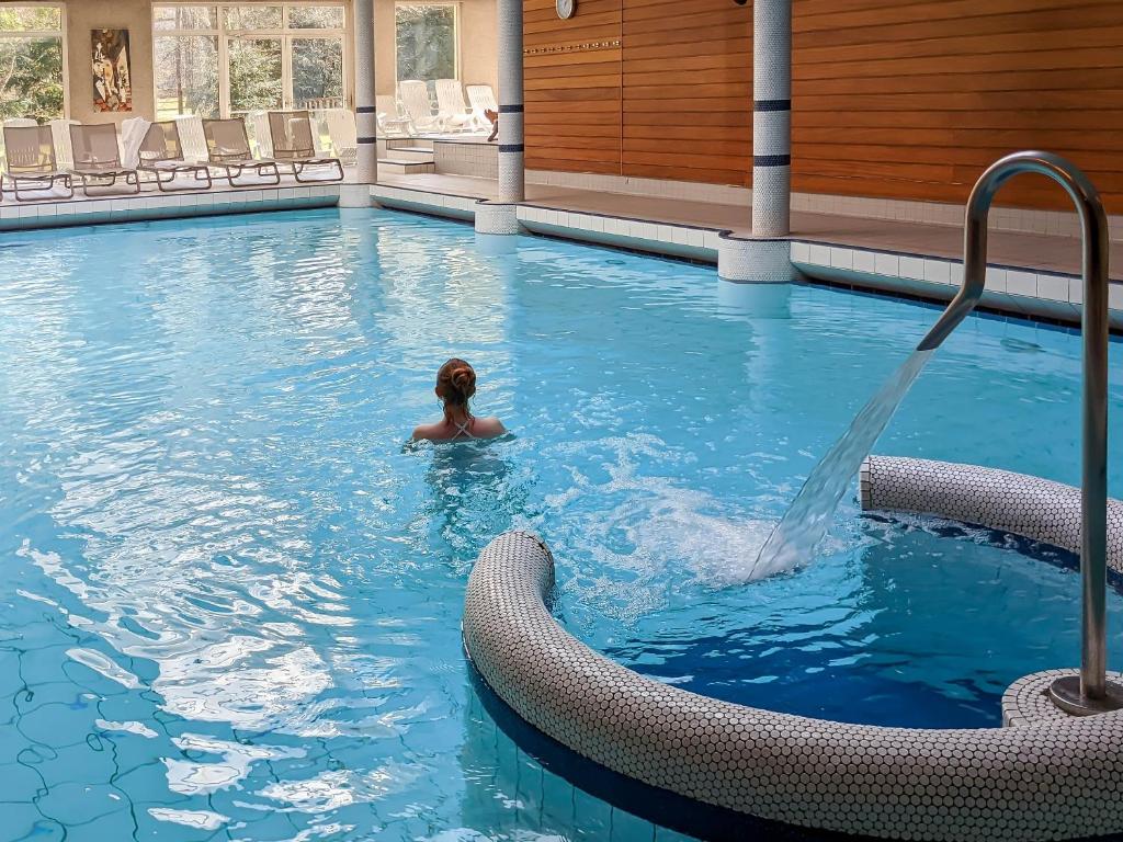 Poolen vid eller i närheten av Hotel Restaurant & Spa Verte Vallée