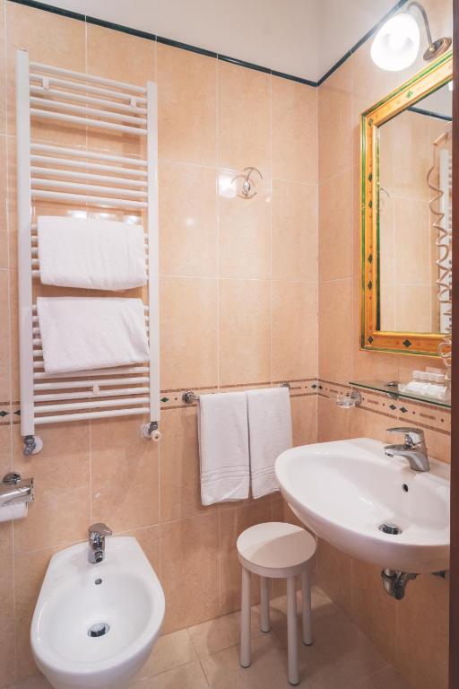 Koupelna v ubytování Hotel Al Malcanton