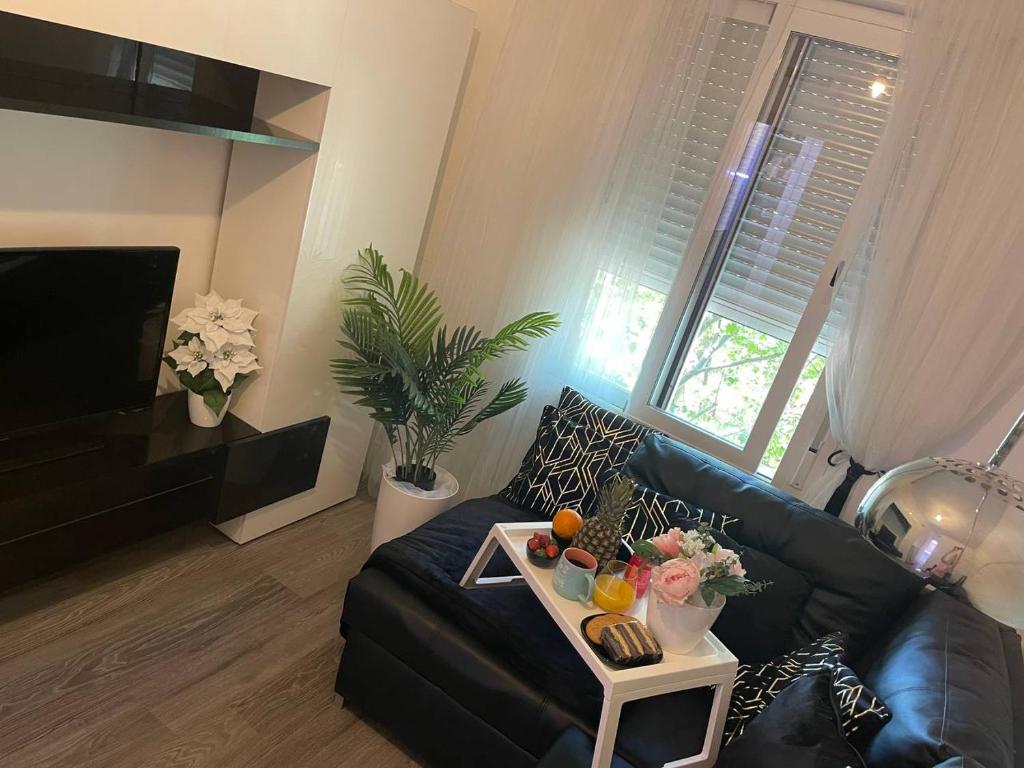 Nápoje v ubytování LUXURY room en MADRID