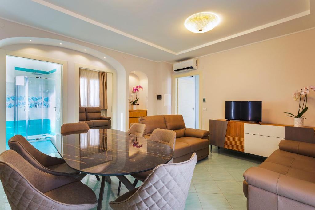 A seating area at Casa vacanze Luigi e Rachele