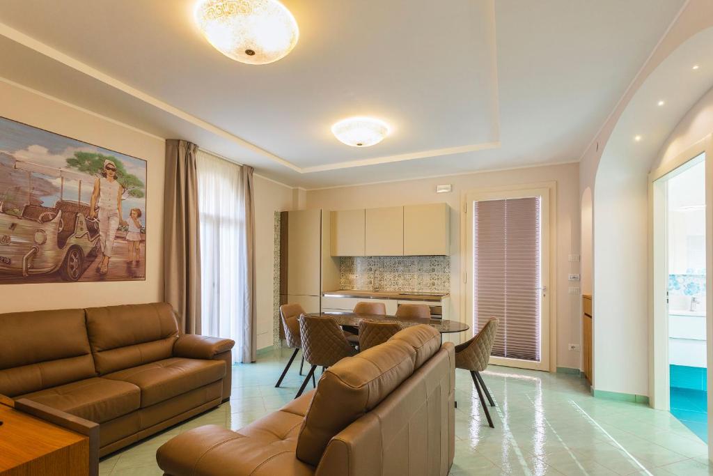 A seating area at Casa vacanze Luigi e Rachele