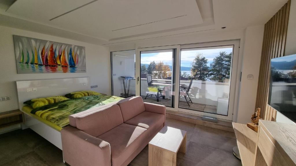 Część wypoczynkowa w obiekcie Apartment No. 29 - Riviéra Lipno nad Vltavou 511