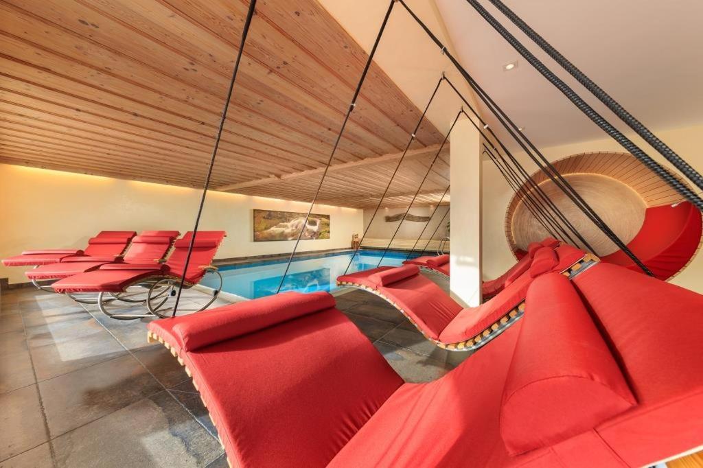 Posezení v ubytování Hotel Natur-Landhaus Krone