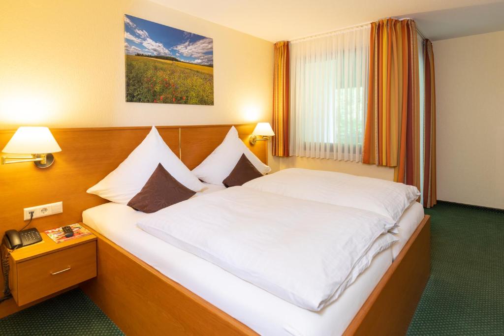 Hotel Burgfrieden - 阳台的双人间