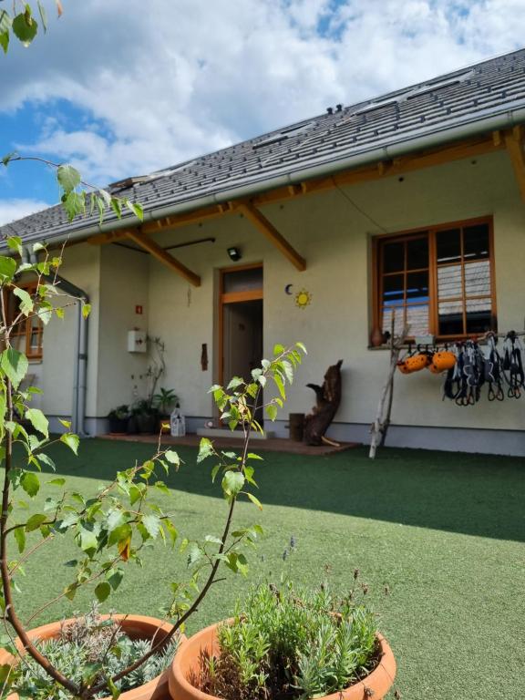 Zahrada ubytování BikeSki family hotel, b&b, apartaments, rooms