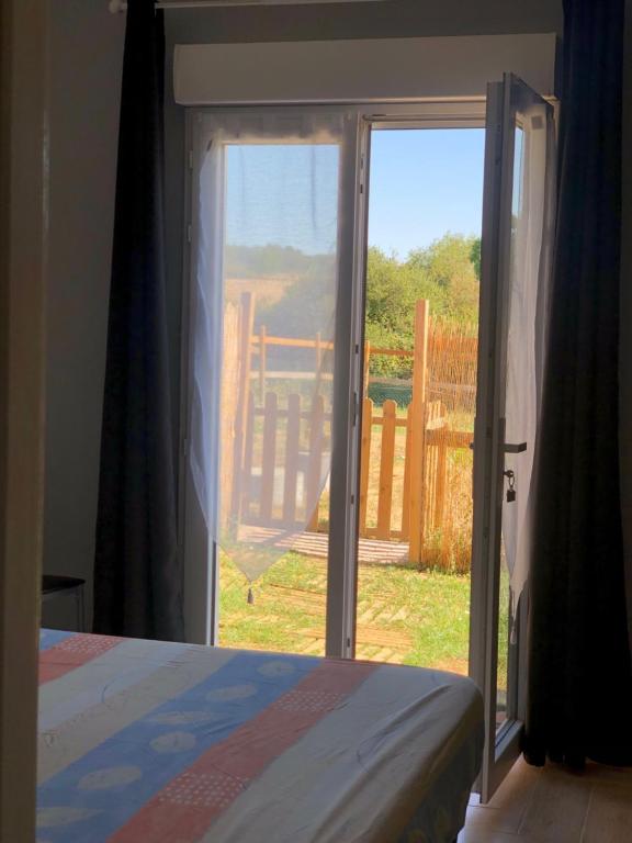 Postel nebo postele na pokoji v ubytování chambres d'hotes Labatut