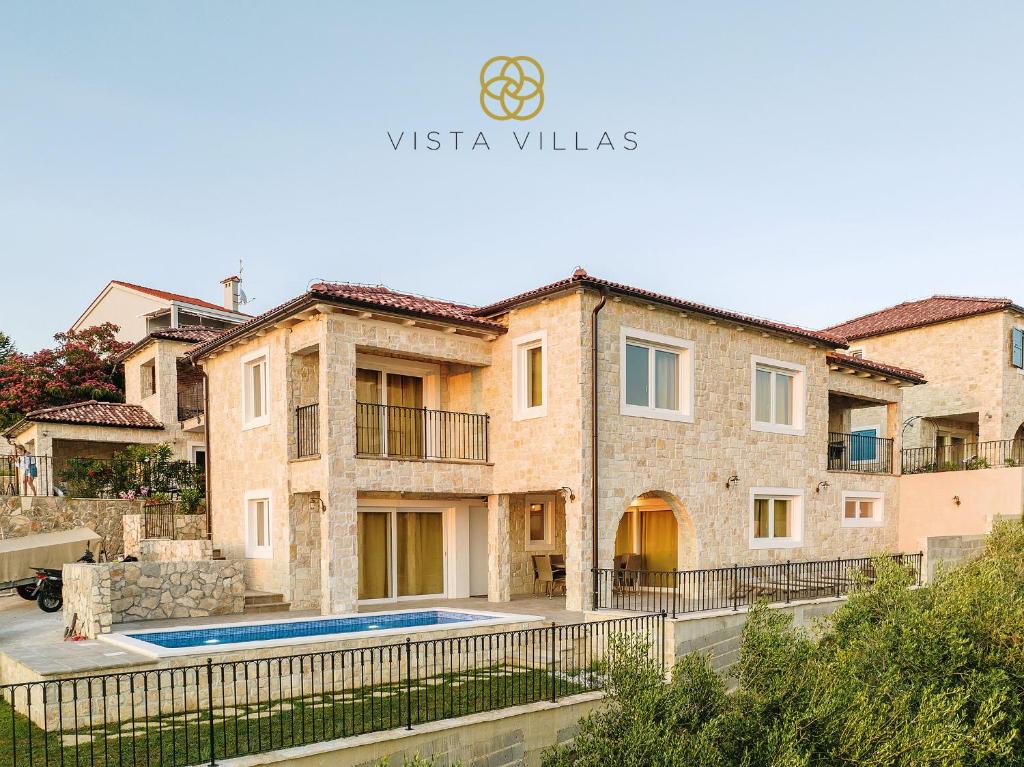 an image of a villa with a swimming pool at Vista Villas - Sunny Pleasure Apartment Villa W in Ražanac