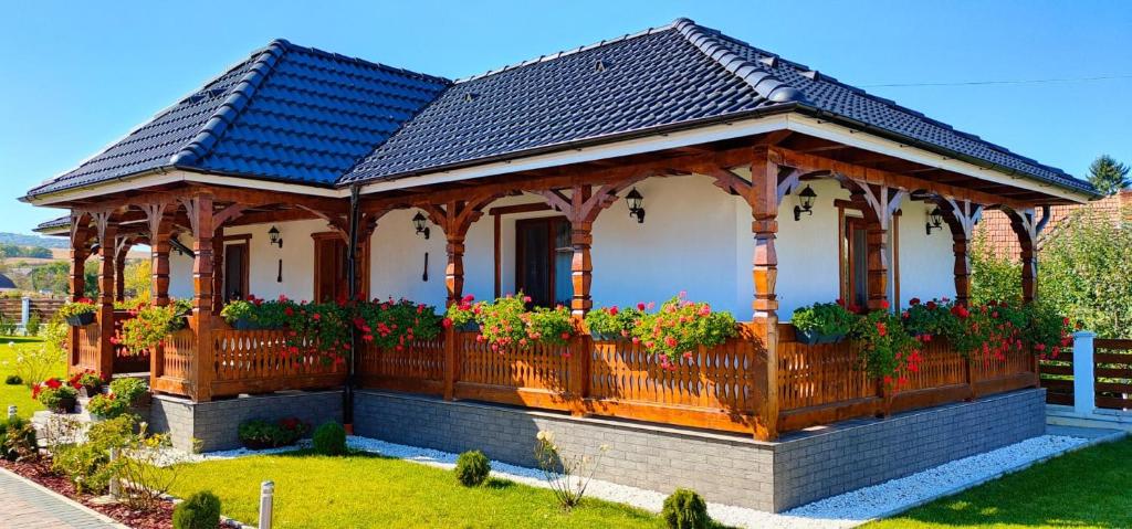 Zahrada ubytování Casa Vasu