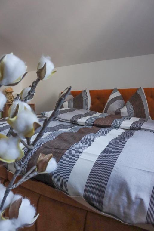 Postel nebo postele na pokoji v ubytování Living8-Appartements