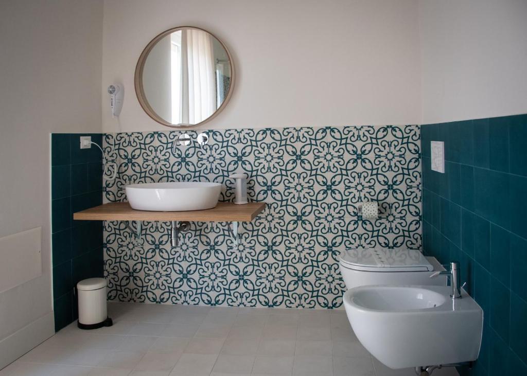 Koupelna v ubytování Dimora Donna Dora - Albergo Diffuso