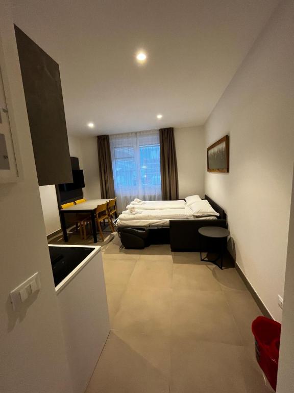 Łóżko lub łóżka w pokoju w obiekcie Bilo - Apartments for rent