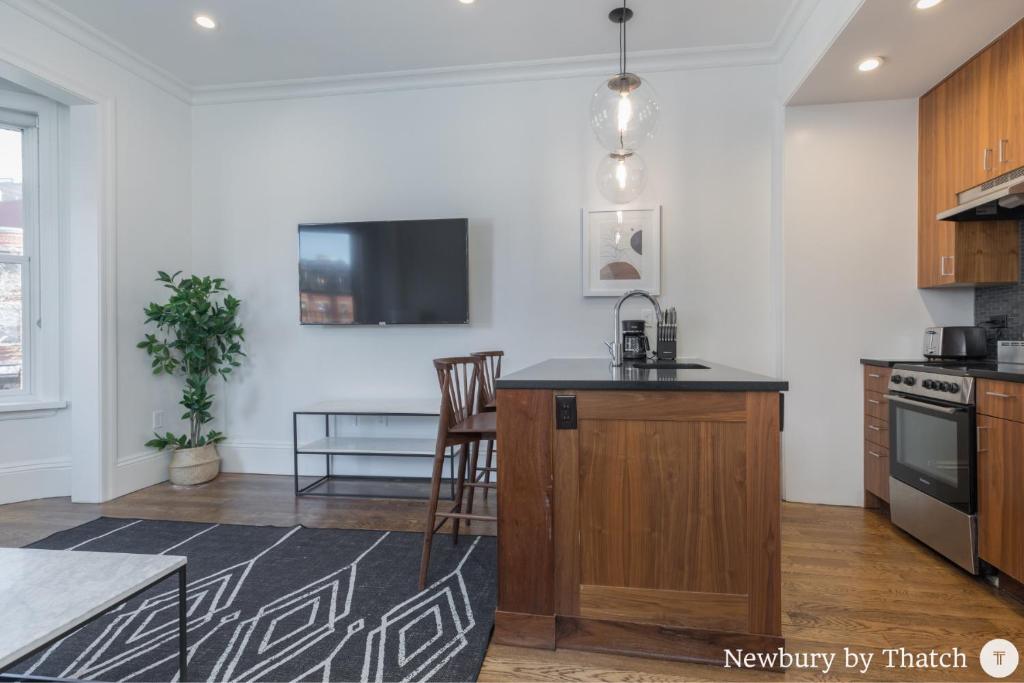 Kuchyň nebo kuchyňský kout v ubytování 304 Newbury Street by Thatch