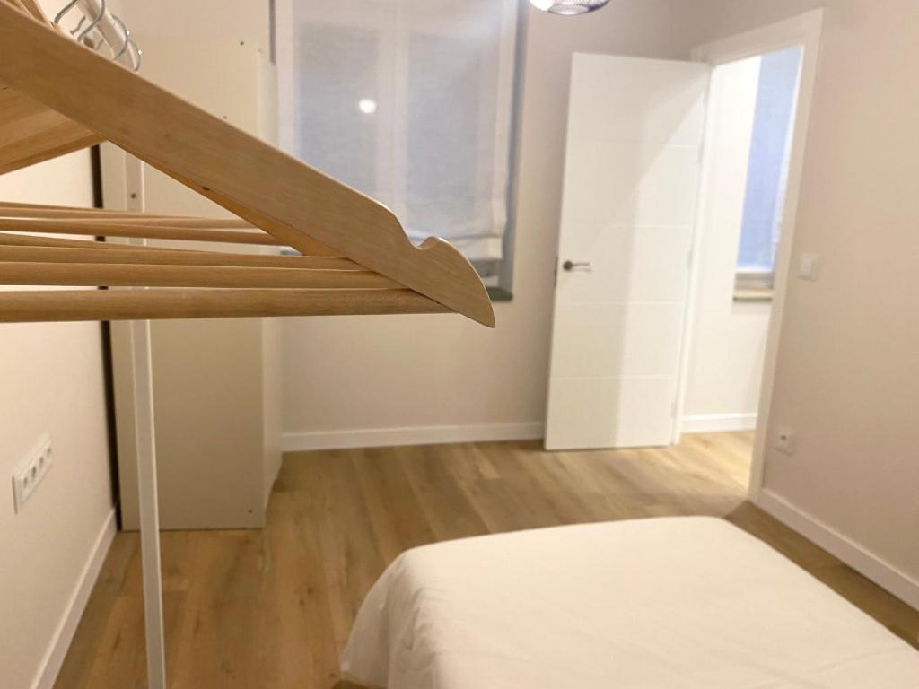 Postel nebo postele na pokoji v ubytování Precioso apartamento junto a Casco Viejo