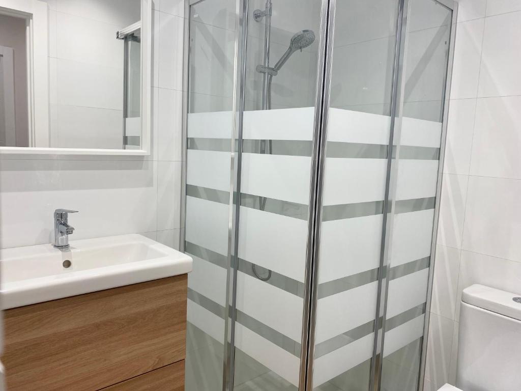 Koupelna v ubytování Precioso apartamento junto a Casco Viejo