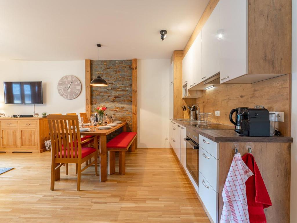 Kuchyň nebo kuchyňský kout v ubytování Lungau Residence